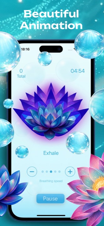 Beautiful lotus animation